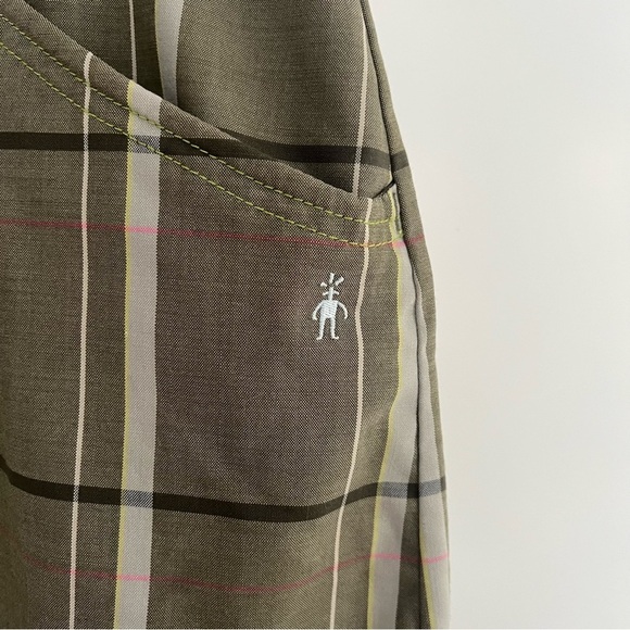 Smartwool Plaid Merino Wool Mini Skirt – Gorpcore Utility Outdoors Preppy - Picture 7 of 15